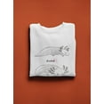 thumbnail image 3 of Outline Mexican Axolotl Sweatshirt Women -Image by Shutterstock, Female x-Large, 3 of 4