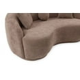 thumbnail image 5 of Carrara Mocha Boucle Sofa & Loveseat, 5 of 9