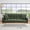 Green, variant on 69" Sofa Bed, Adjustable Teddy Fabric Sleeper Sofa Couch with Removable Armrests for Living Room Bedroom, Green