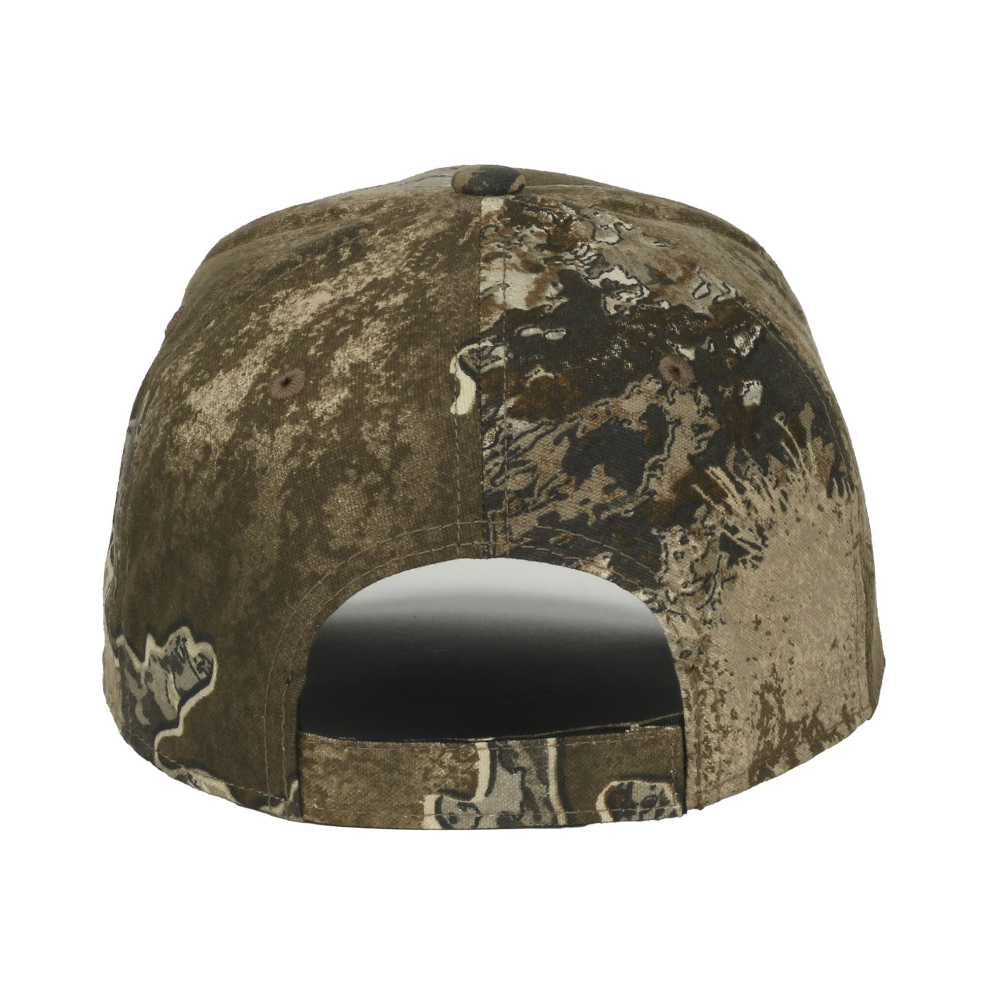 Realtree Excape Camo Hunting Hat, Structured, Cotton Men's Cap w/ Tape Closure, One Size, Camo