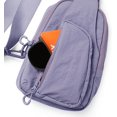 thumbnail image 4 of Bolso bandolera diario con correas ajustables, bolso cruzado para el pecho, mochila pequeña liviana para viajes casuales y senderismo, 4 of 4