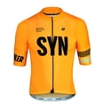 thumbnail image 4 of Maillot de ciclismo BIEHLER SYNDICATE para hombre, manga corta, color negro y rosa, ligero y transpirable, maillot de ciclismo profesional, 4 of 4