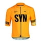 thumbnail image 5 of Maillot de ciclismo BIEHLER SYNDICATE para hombre, manga corta, color negro y rosa, ligero y transpirable, maillot de ciclismo profesional, 5 of 5