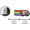 thumbnail image 6 of Nyan Cat Pin - Rainbow Cat Meme Enamel Pin, 6 of 8