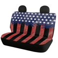 thumbnail image 5 of Chririnla Distressed American Flag Print Car Rear Seat Covers for Women, 2 Pack Car Back Seat Covers Non-Slip Waterproof Bench Seat Cover Replacement, 5 of 7