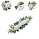 thumbnail image 5 of Arco de boda artificial, flores de seda, regalos, arreglos florales, guirnalda de flores Blanco, 5 of 7