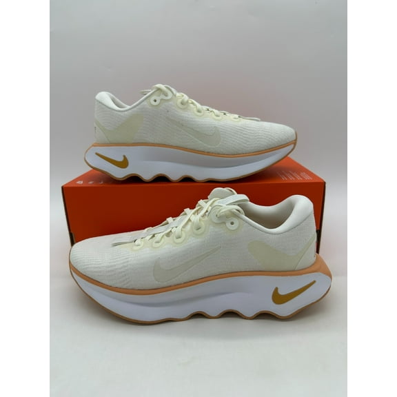 Nike Motiva Women's size 10 Sail White Orange Gym Athletic Shoes DV1238 107