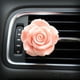 thumbnail image 2 of BRIGHTFUFU 1 par de difusores de perfume sólido con forma de rosa para aromaterapia, estilo clip, para decoración del salpicadero del coche, regalo festivo (rosa, grande y pequeño), 2 of 7