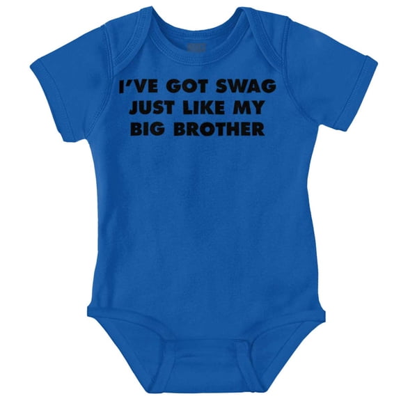 Got Swag Like My Brother Funny Bodysuit Jumper Boys Infant Baby Brisco Brands 12M