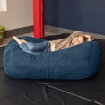 thumbnail image 4 of Jaxx Sofa Saxx 4-Foot Bean Bag Lounger for Kids & Teens Navy, 4 of 4