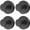 Black, variant on SMLT Suction Cup Hooks Heavy Duty 4pcs, No Drill Wall Hooks for Bathroom Kitchen Shower, Removable Waterproof Rustproof Towel Hook for Glass Tile Mirror
