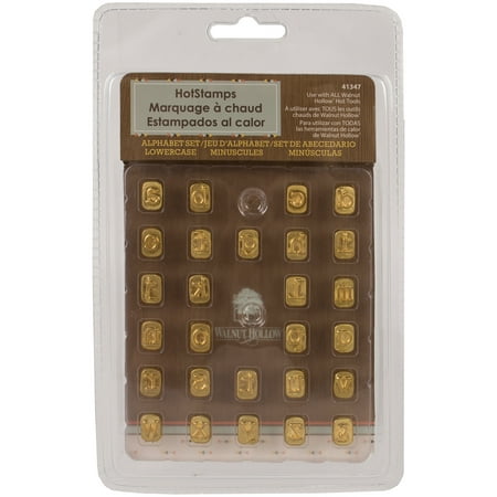 Walnut Hollow Mini Hot Stamps Alphabet Set, Lower Case