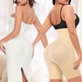 thumbnail image 3 of Tummy Control Shapewear Shorts for Women High Waisted Body Shaper Thigh Slimmer Lace Slip Shorts Under Dresses, 3 of 7