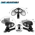 thumbnail image 5 of Luz para parrilla de barbacoa: admite rotación de 360° para abrazadera de tornillo para barbacoa al aire libre, resistente al agua y al calor con soporte de abrazadera resistente que se adap, 5 of 5