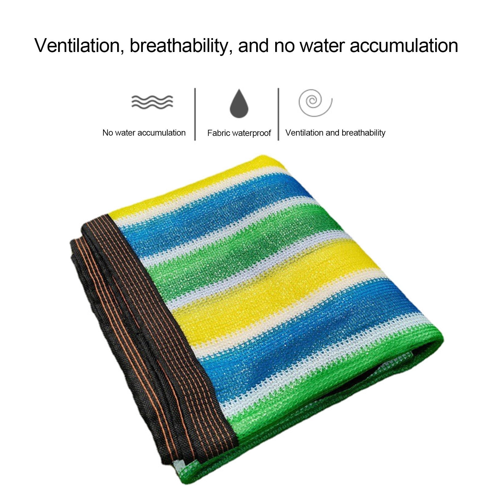 HARPI Premium Fence Mesh Outdoor Sunny Shade Cloth, Pergola, And Backyard Patio Sunshade With Protection, Heat Material, Reinforced Grommets（（Four