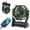 Green, variant on 20000mAh Camping Fan With LED Light, 4 Wind Speeds Brushless Motor, 180° Oscillation Portable Outdoor Fan, 22-26 Hours Long Battery Life, Desk Fan For Camping, Hiking, Picnic And Emergency Use