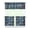 Hawaiian Tropical, variant on Penguin Decor Kitchen Curtains Set of 3 - Cartoon Emperor Print Farmhouse Rod Pocket Short Curtains (White) for Bathroom/Laundry Room, Machine Washable