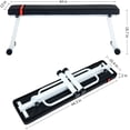 thumbnail image 2 of Senfot Household Strength Training Bench Stable Iron Plastic Frame Indoor Bodybuilding Workout Fitness Stool Black, 2 of 8
