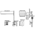 thumbnail image 5 of Three Functions Shower Combo Set, Complete Shower System with Rough-in Valve, 5 of 5
