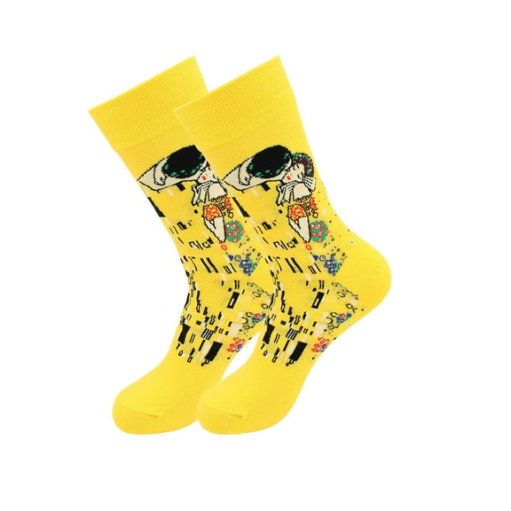 Sick Socks - The Kiss / love - Art Dress Casual Socks