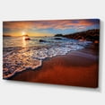thumbnail image 3 of Design Art - Magnifique Plage de l'Océan au Coucher du Soleil, 3 of 4