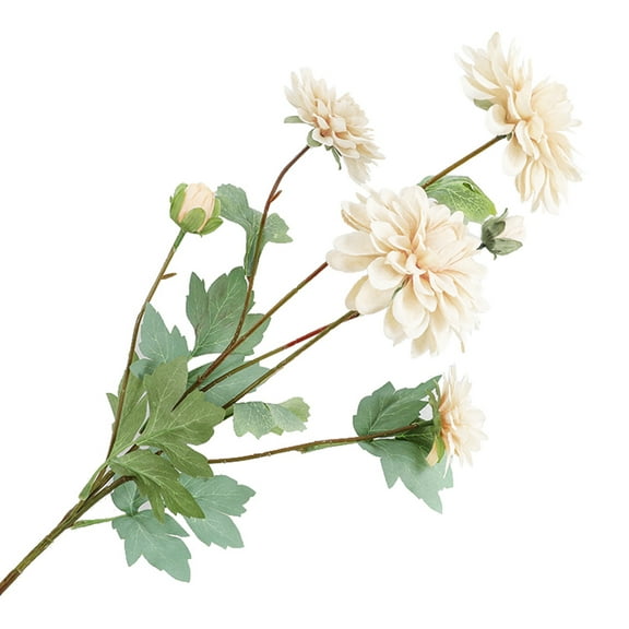 1Pc 6-Head Artificial Fake Cloth Dahlia Flower Wedding Party Home Desktop Decor