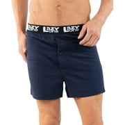 LazyOne Funny Animal Boxers, Novelty Boxer Shorts, Humorous Underwear, Gag Gifts for Men, Duck, Farm (Butt Quack, Medium)