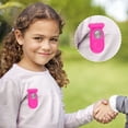 thumbnail image 5 of New Tracker Kids Elder Clothing Cover Silicone Tracker Case with Invisible Pin Hidden Silicone Holder Hidden Pin ROSE RED, 5 of 8