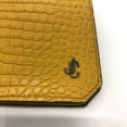 thumbnail image 5 of Pre-Owned JIMMY CHOO Flap Logo Embossed Wallet, Long Bifold Leather, Women's, Yellow (Good), 5 of 15