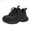 Black, variant on Kids Sneakers Girls Lace Shoes Fashion Mesh Lace Boots Non Slip Breathable Nude Boots Girls Sneakers Size 2