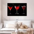 thumbnail image 2 of Elephant Stock Maraschino Cherry Cocktail Wall Art - Horizontal Canvas Wall Art - Living Room Wall Decor - Food And Drink Canvas - Black And Red Decor - 45" x 30", 2 of 8