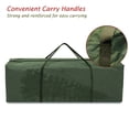 thumbnail image 4 of Homeya Large Christmas Tree Storage Bag Xmas Decor Container, Fits Up to 9ft Artificial Christmas Tree with Carry Handles & Dual Zippers, Green, 4 of 8