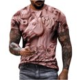 thumbnail image 1 of Camisetas de Manga Larga de los Hombres Relief Steed Impresión Gráfica Tee, Sudadera de Cuello de la Tripulación Casual para Al Aire Libre, Vacaciones Y Uso Diario, 1 of 7