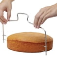 thumbnail image 2 of Nivelador De Cortador De Pastel Ajustable Cortador De Galletas De Pastel Profesional Con Alambres De Acero Inoxidable Herramienta Para Hornear seitruly HA035339-00, 2 of 6