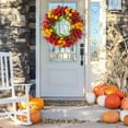 thumbnail image 5 of 15.75 Inch Tulip Wreath for Front Door, Artificial Pink Flower Wreath with Green Leaves, for Spring, Summer, Wedding, and Easter Decor, 5 of 7
