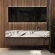 thumbnail image 4 of Bathroom Furniture Solid Wood Cabinet with Slate Integrated Basin Sink Wash Basin with And Mirror Vanity Toilet Simple Washbasin My Lux Decor Round, 4 of 17