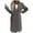 Y8-Gray, variant on zuwimk Long Coats For Women,Women's Double Long Plaid Wool Blend Pea Coat Outerwear Women's Coat Casual Design Stand Collar Solid Color Coat Overcoat Button Pocket Winter Coat Jacket