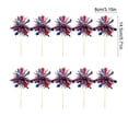 thumbnail image 3 of Miwamany 10pcs 4th of July Cocktail Picks Firework Party Picks Red Blue Silver Cocktail Sticks Fancy Toothpicks Food Picks Fruit Skewers Cupcake Toppers for Party Decoration Supply, 3 of 6