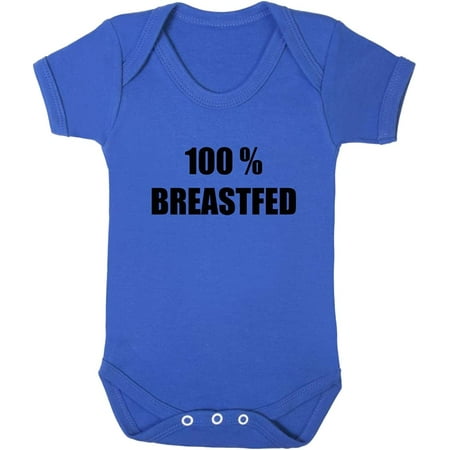 

Breastfed Baby Bodysuit One Piece Royal Blue 24 Months