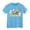 Light Blue, variant on LRen Toddler Boy Fall Tops 4t Boys Graphic Tee Crewneck Tees Short Sleeve Basic Tee Kid Boy Summer T Shirts Trendy Loose Fit Summer Tops