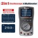 thumbnail image 4 of Osciloscopio 2In1 Osciloscopio multímetro Pantalla digital LCD Medidor de Oscuro de Mano 40mhz Ancho de Banda 120msp Función de Almacenamiento de datos para bricolaje y prueBa, 4 of 7