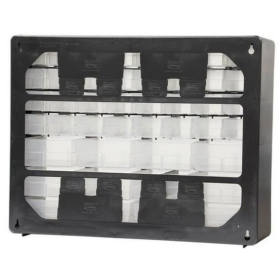 Akro Mils Drawer Bin Cabinet 6 3 8 In D 20 W