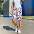 thumbnail image 5 of Mens Pajama Shorts, cute cow animal pink blue Sleep Shorts Men Pajama Bottoms Lounge PJ Shorts with Pockets, 5 of 6