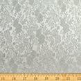 thumbnail image 3 of Spumante Floral Jacquard 60" Embroidered Fabric By The Yard - Pewter, 3 of 3