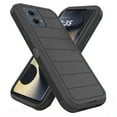 thumbnail image 2 of Asuwish Compatible with Motorola Edge 5G 2024 Phone Case Hybrid Rugged Shockproof Hard Protective Drop Proof Full Body Heavy Duty Mobile Cell Cover for Moto Edge2024 Women Men Black, 2 of 5