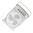 thumbnail image 1 of Bearachild Ventilador eléctrico con función de enfriamiento por pulverización duradera Enfriamiento rápido y refrescante Se enfría Electrodomésticos Blanco, 1 of 6