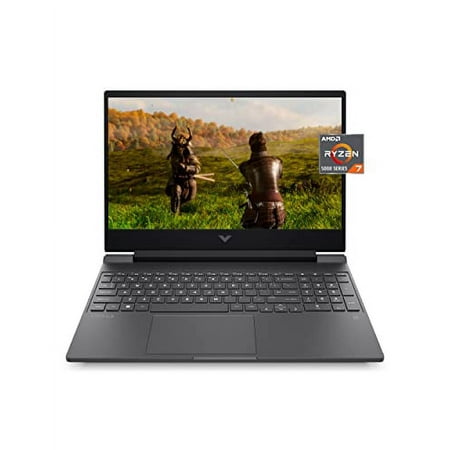 HP Victus 15.6" Gaming Laptop PC, NVIDIA GeForce RTX 3050 Ti, AMD Ryzen 7 5800H, Refined 1080p IPS Display, Compact Design, All-in-One Keyboard with Enlarged Touchpad, HD Webcam (15-fb0028nr, 2022)