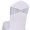 Grey-60, variant on Grey 60 Pack Spandex Chair Sashes With Heart Buckle Slider Wedding Party Decorations