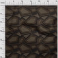 thumbnail image 3 of oneOone Cotton Silk Brown Fabric Abstract Sewing Material Print Fabric By The Yard 42 Inch Wide, 3 of 5