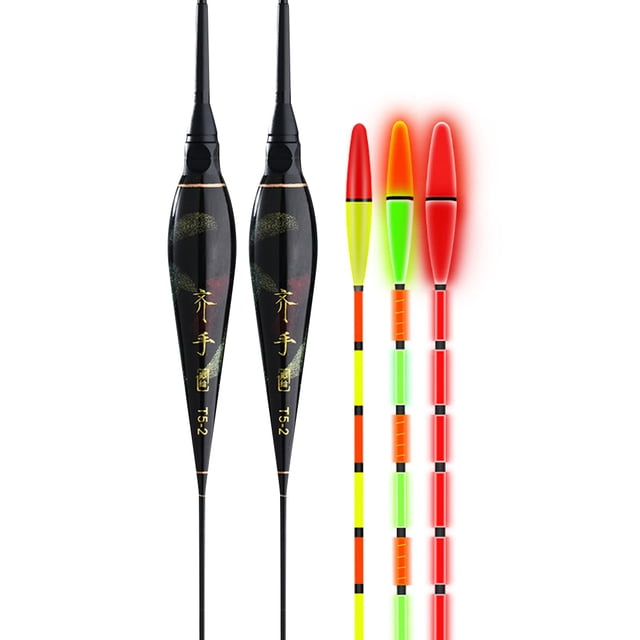 Flotadores De Pesca Palo de pesca luminoso Flotador Bobber Sea Lure Boya Aparejos de pesca (T5-02)